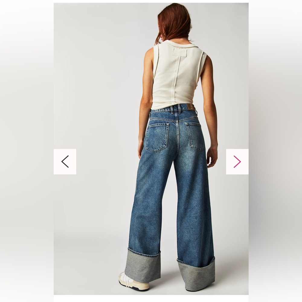 We The Free Final Countdown Cuffed Low-Rise Jeans - Picture 6 of 9